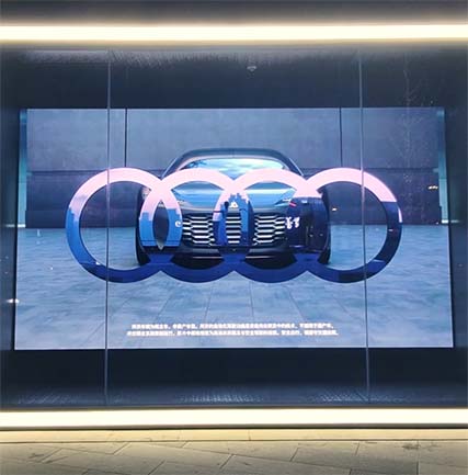 奧迪4S連鎖門(mén)店異形logo屏