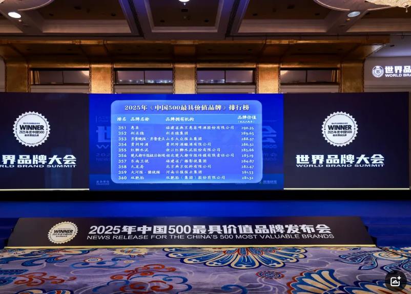 利亞德榮膺“中國500最具價值品牌”，彰顯科技品牌強勁實力