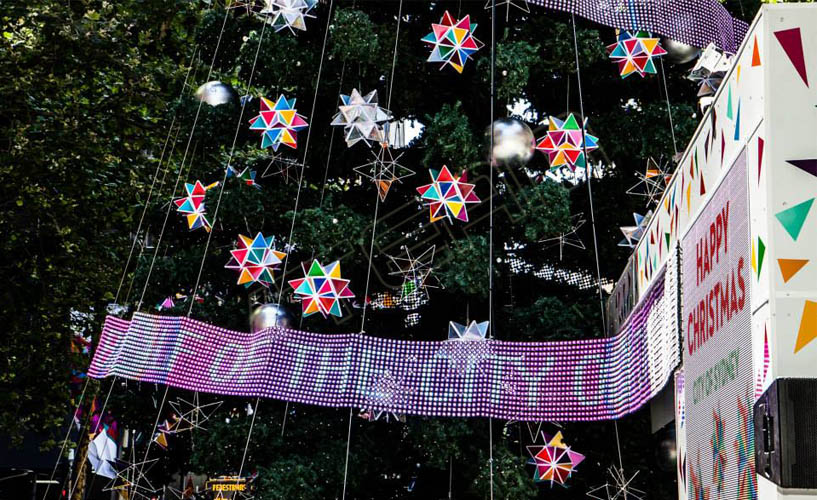  澳大利亞悉尼圣誕樹 LED軟屏MJ4-P40裝飾項目