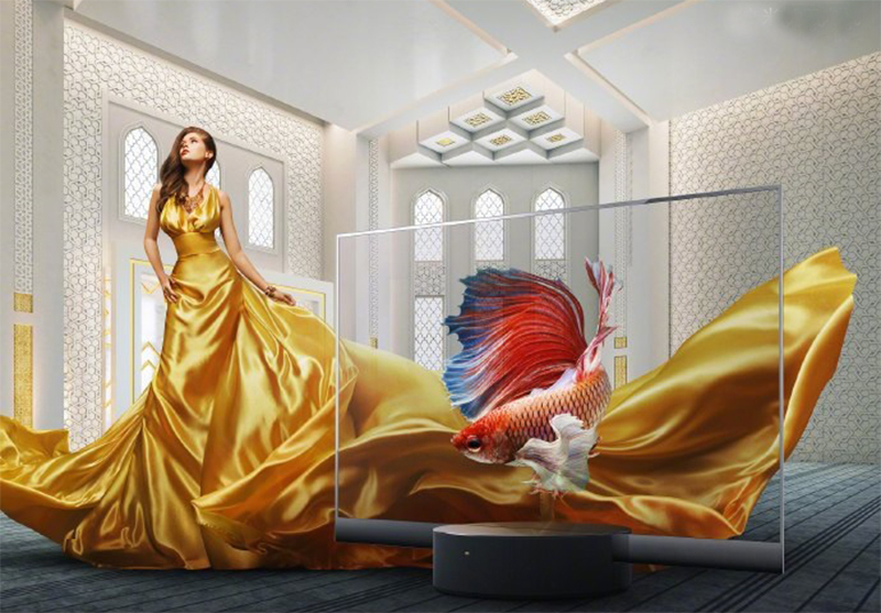 黑科技燃爆，原來(lái)透明屏也能做成電視機(jī)