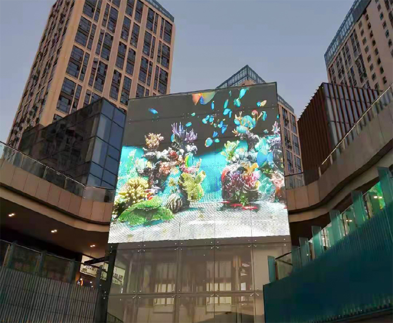 杭州愛尚里LED透明屏項目