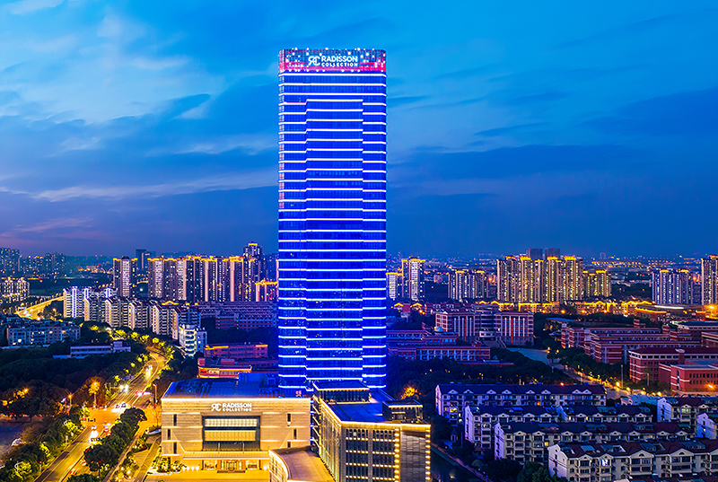 無錫麗笙精選酒店LED網(wǎng)格屏項(xiàng)目