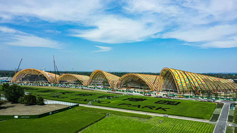 成都天府農(nóng)博園LED格柵屏項(xiàng)目